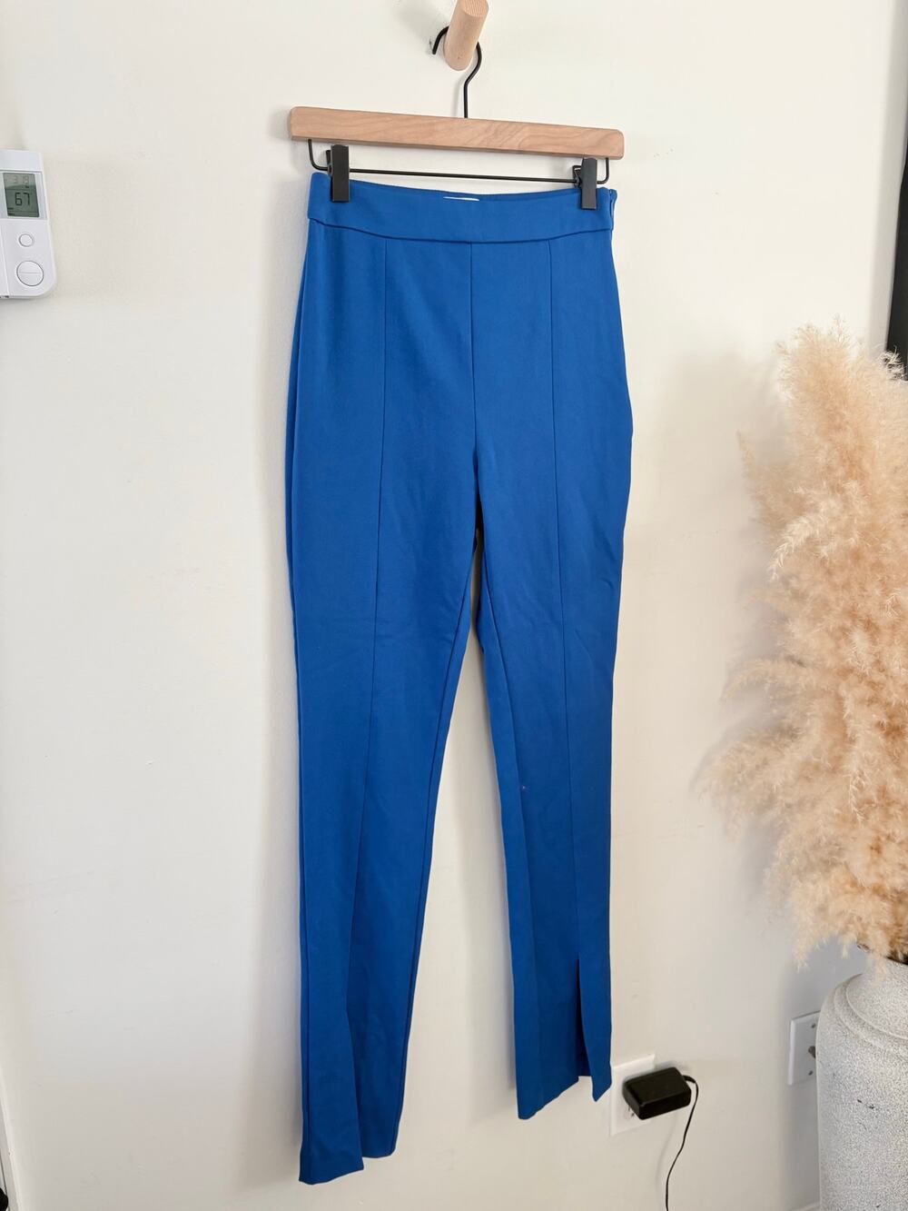 ✨2/$30✨ Reserved Blue Split Leg High Rise Trouser Pants Medium Career